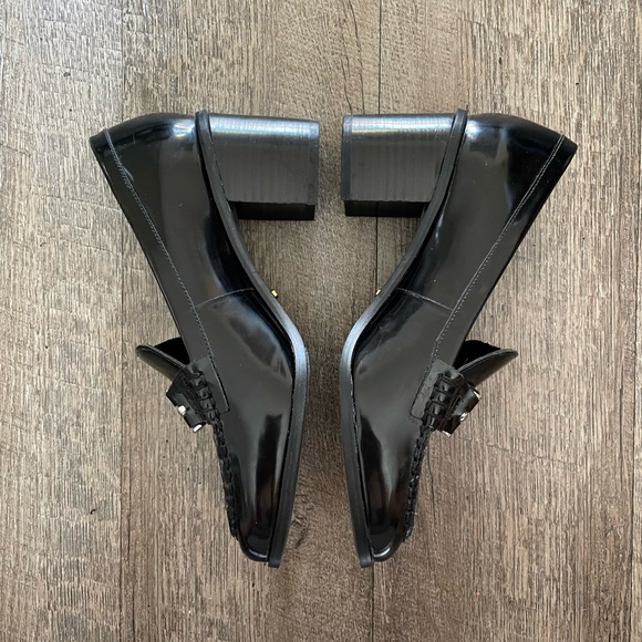 NWOT Ralph Lauren leather loafer heel mules y2k - Picture 6 of 9